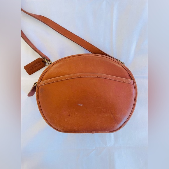 Vintage Coach Cognac Leather Canteen Bag - Picture 6 of 13